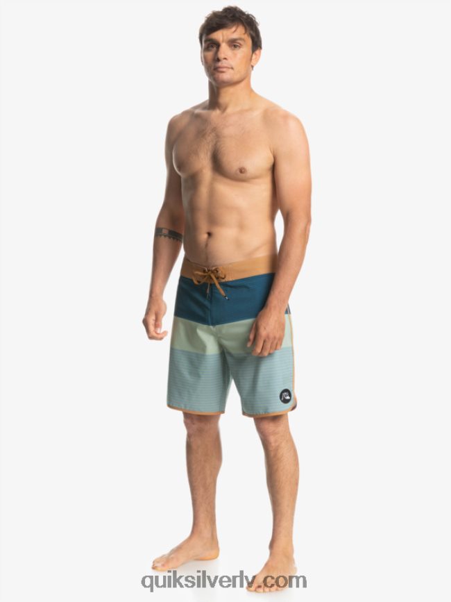 vīriešiem Quiksilver surfsilk tihuana 19 dēļa šorti brūnais cukurs 88064R1400