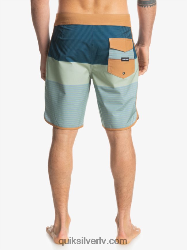 vīriešiem Quiksilver surfsilk tihuana 19 dēļa šorti brūnais cukurs 88064R1400