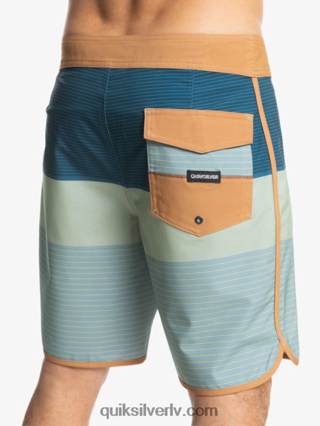 vīriešiem Quiksilver surfsilk tihuana 19 dēļa šorti brūnais cukurs 88064R1400