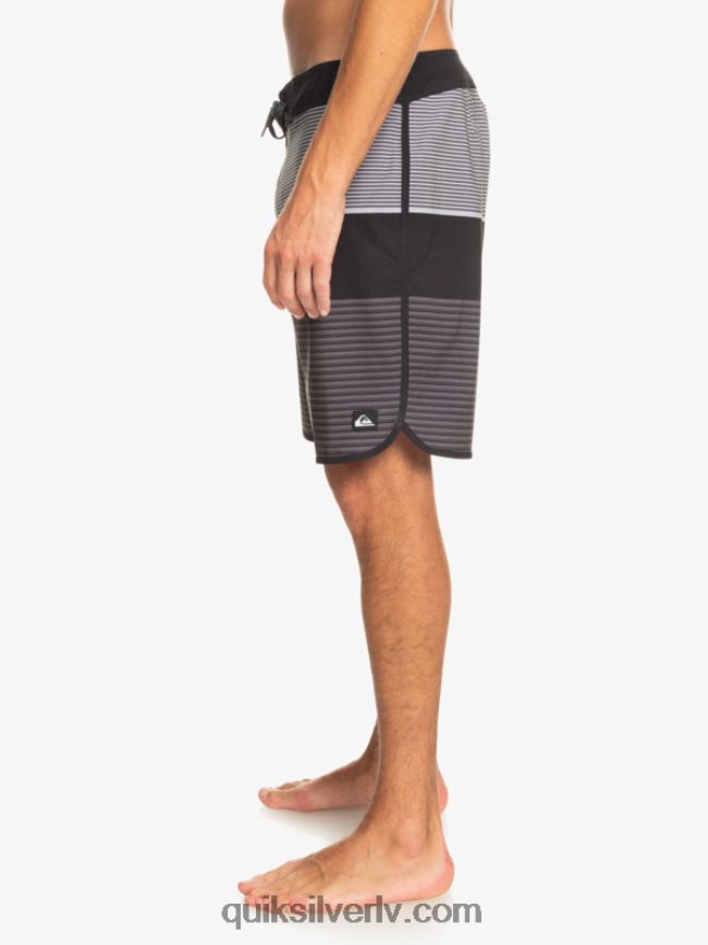 vīriešiem Quiksilver surfsilk tihuana 19 dēļa šorti melns 88064R206