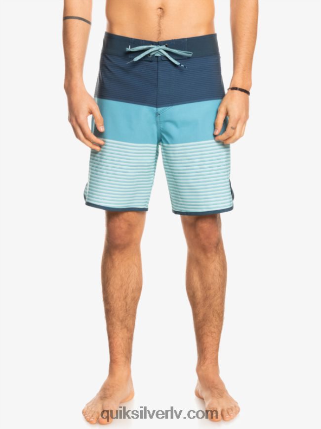 vīriešiem Quiksilver surfsilk tihuana 19 dēļa šorti zīmotnes zilā krāsā 88064R1398