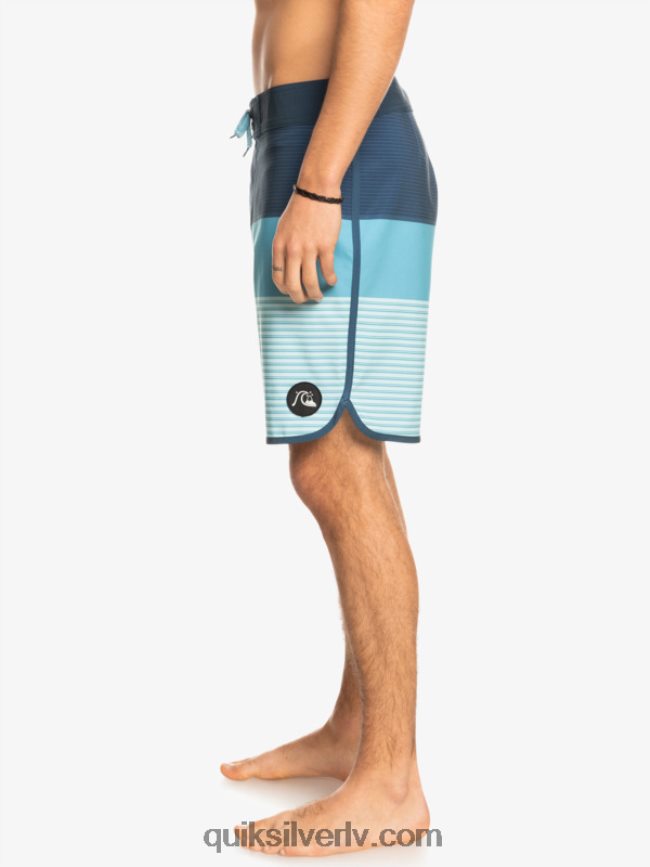 vīriešiem Quiksilver surfsilk tihuana 19 dēļa šorti zīmotnes zilā krāsā 88064R1398