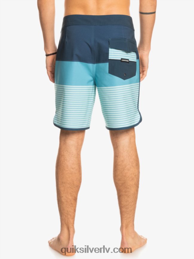 vīriešiem Quiksilver surfsilk tihuana 19 dēļa šorti zīmotnes zilā krāsā 88064R1398