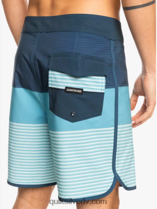 vīriešiem Quiksilver surfsilk tihuana 19 dēļa šorti zīmotnes zilā krāsā 88064R1398