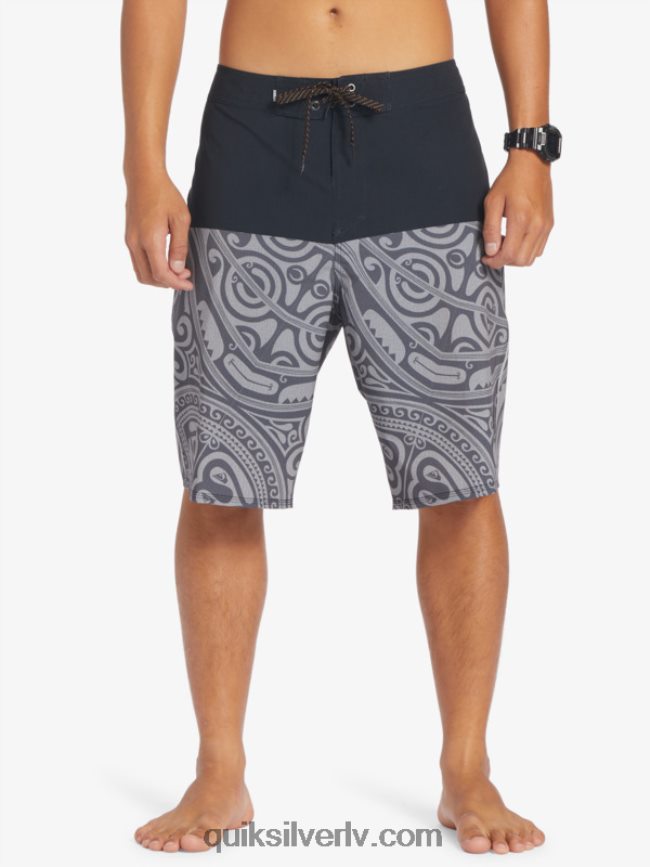 vīriešiem Quiksilver surfsilk tinti 21 dēļa šorti melns 88064R560