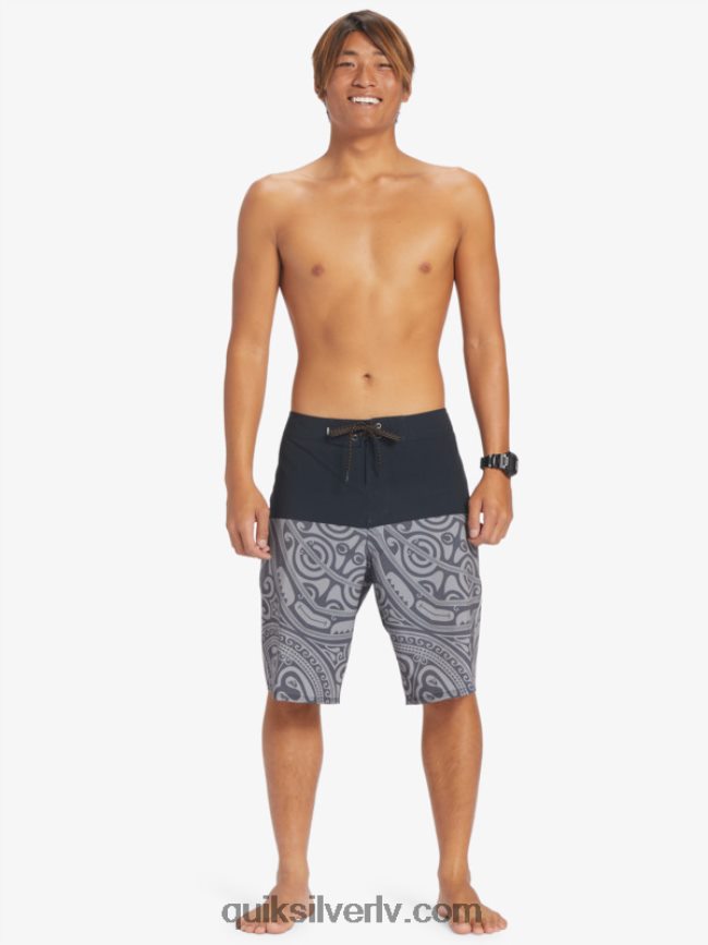 vīriešiem Quiksilver surfsilk tinti 21 dēļa šorti melns 88064R560