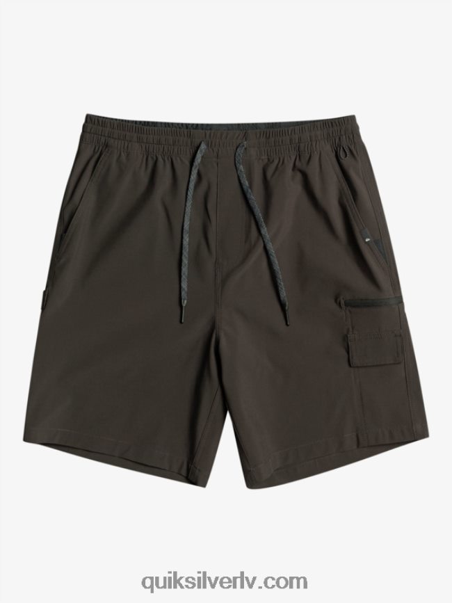 vīriešiem Quiksilver taxer cargo 18 amfībijas bordšorti asfalts 88064R251