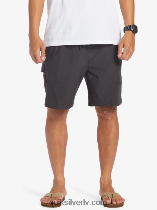 vīriešiem Quiksilver taxer cargo 18 amfībijas bordšorti asfalts 88064R251
