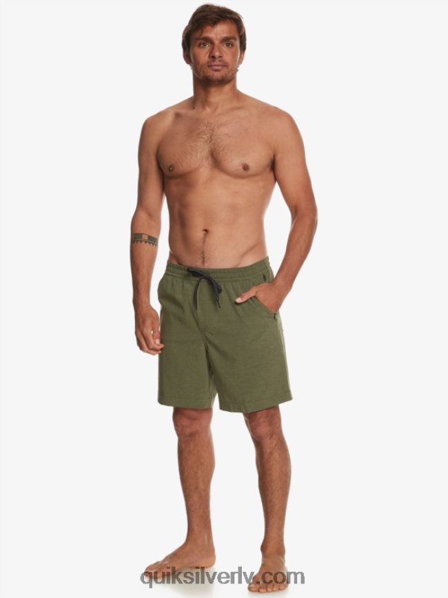vīriešiem Quiksilver taxer heather 18 amphibian bordšorti Četrlapu āboliņš 88064R303