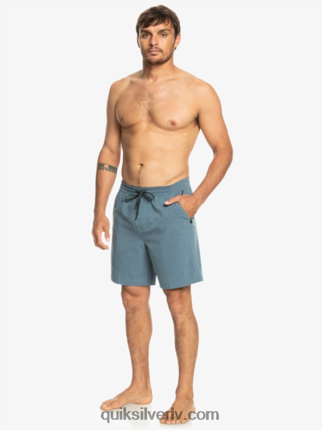 vīriešiem Quiksilver taxer heather 18 amphibian bordšorti jūra 88064R302