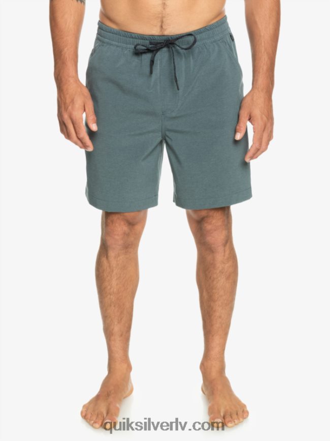 vīriešiem Quiksilver taxer heather 18 amphibian bordšorti tumšs šīferis 88064R305