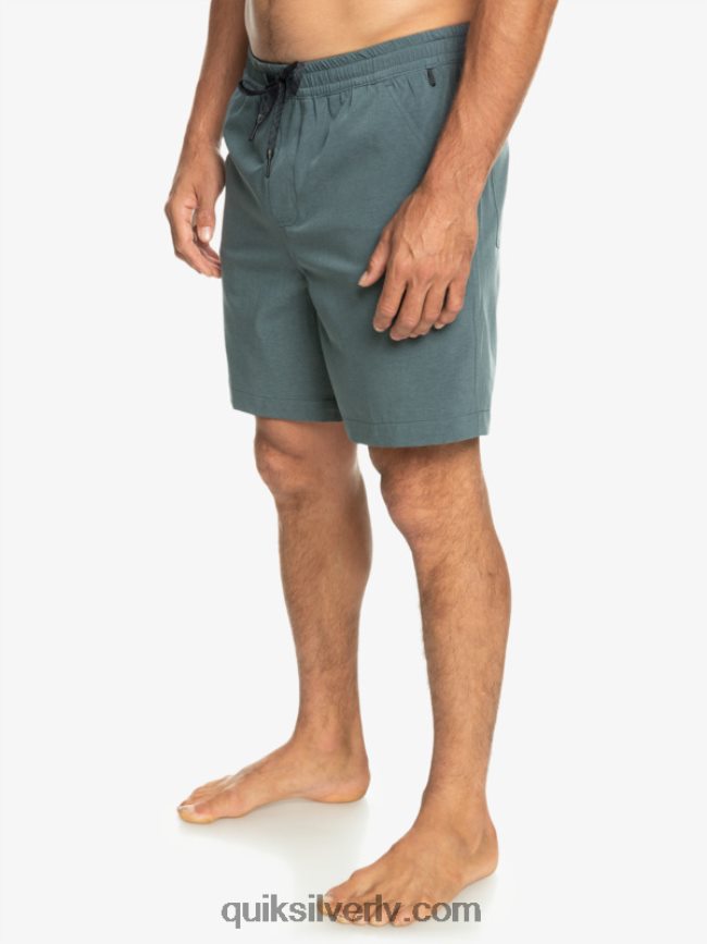 vīriešiem Quiksilver taxer heather 18 amphibian bordšorti tumšs šīferis 88064R305