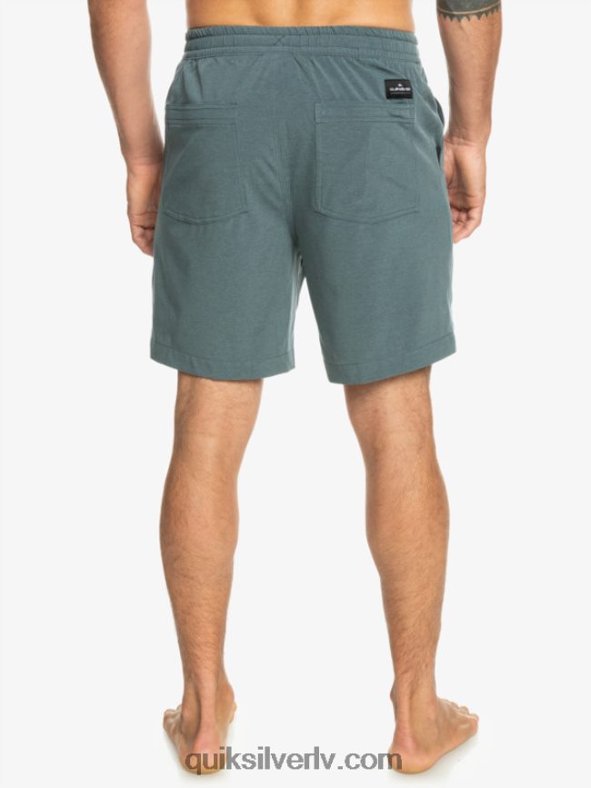 vīriešiem Quiksilver taxer heather 18 amphibian bordšorti tumšs šīferis 88064R305