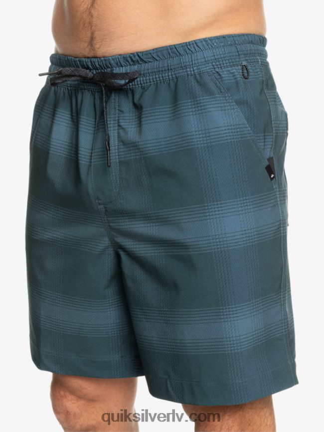 vīriešiem Quiksilver taxer print 18 abinieku borta šorti jūra 88064R103