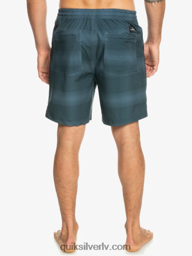 vīriešiem Quiksilver taxer print 18 abinieku borta šorti jūra 88064R103