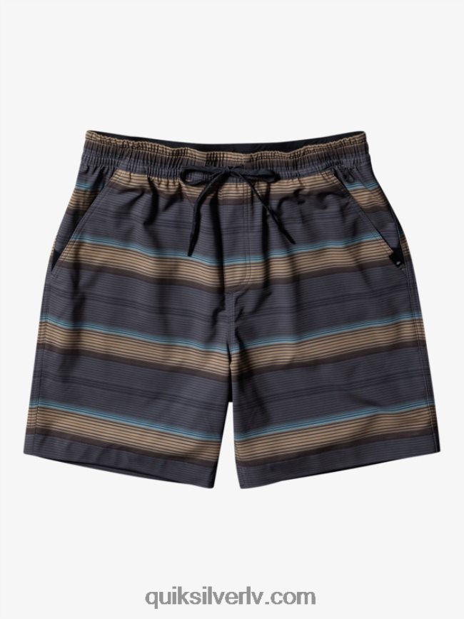 vīriešiem Quiksilver taxer print 18 abinieku borta šorti plage 88064R100