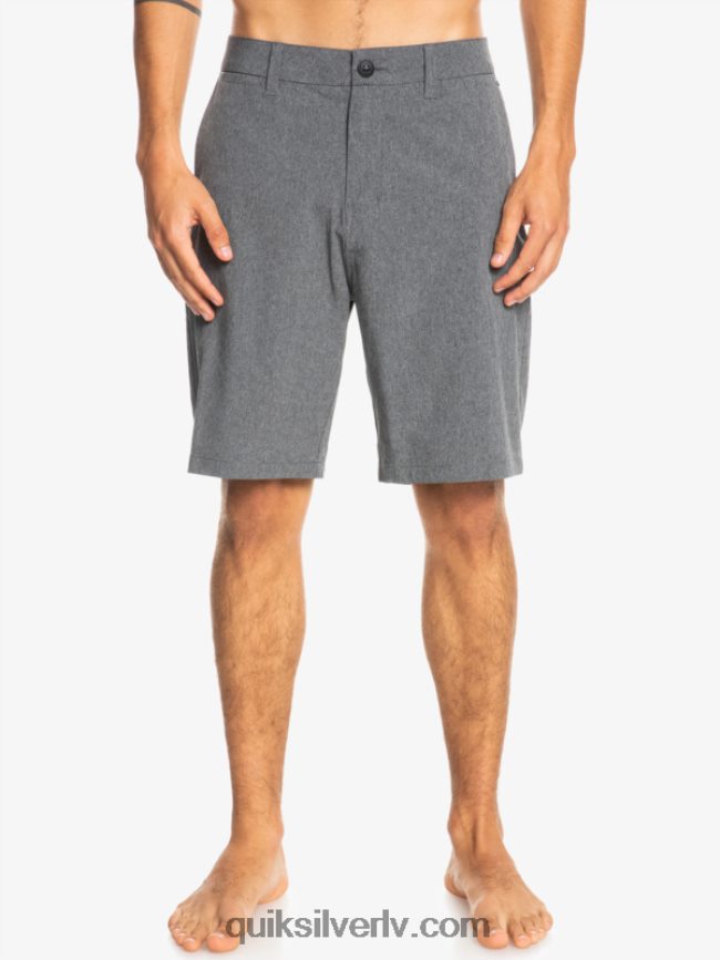 vīriešiem Quiksilver union heather 20 abinieku borta šorti melns 88064R65