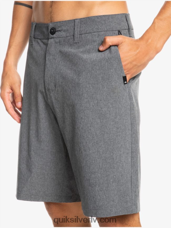 vīriešiem Quiksilver union heather 20 abinieku borta šorti melns 88064R65