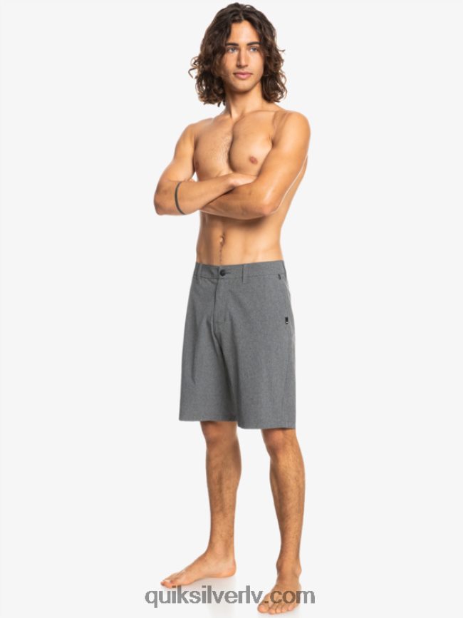 vīriešiem Quiksilver union heather 20 abinieku borta šorti melns 88064R65