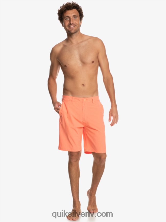 vīriešiem Quiksilver union heather 20 abinieku borta šorti svaigs lasis 88064R71