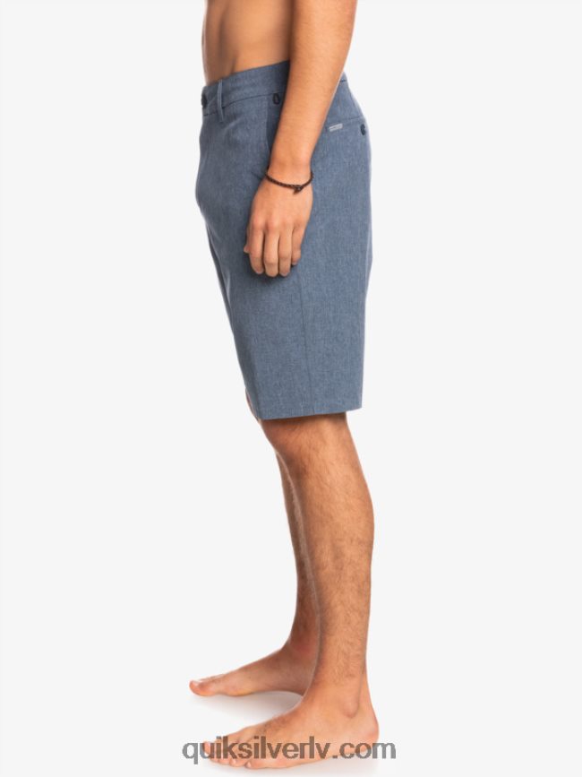 vīriešiem Quiksilver union heather 20 abinieku borta šorti zīmotnes zilā krāsā 88064R69