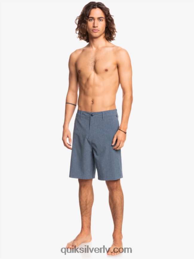 vīriešiem Quiksilver union heather 20 abinieku borta šorti zīmotnes zilā krāsā 88064R69
