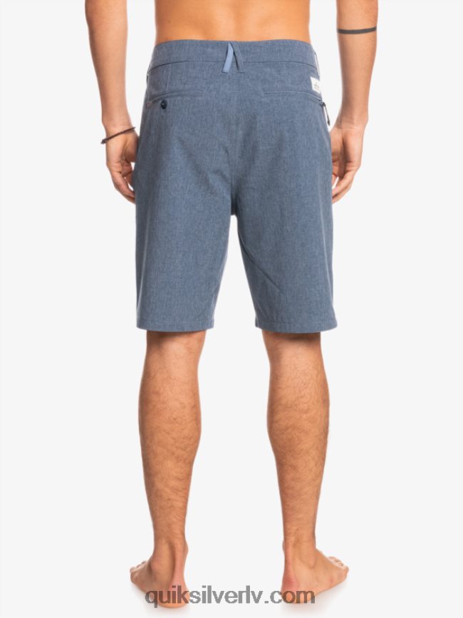 vīriešiem Quiksilver union heather 20 abinieku borta šorti zīmotnes zilā krāsā 88064R69