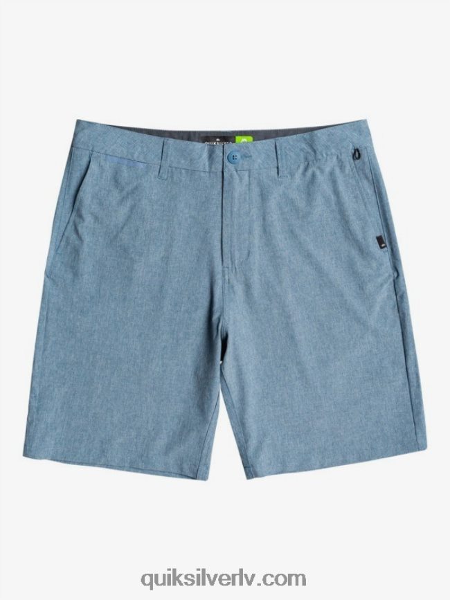 vīriešiem Quiksilver union heather amphibian 20 hibrīdšorti kapteiņi zili 88064R1586