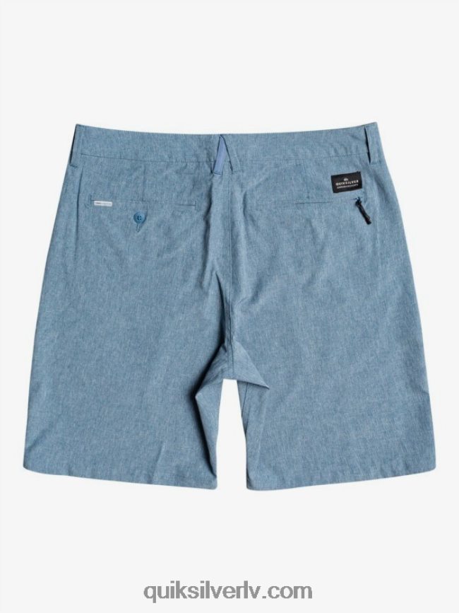 vīriešiem Quiksilver union heather amphibian 20 hibrīdšorti kapteiņi zili 88064R1586