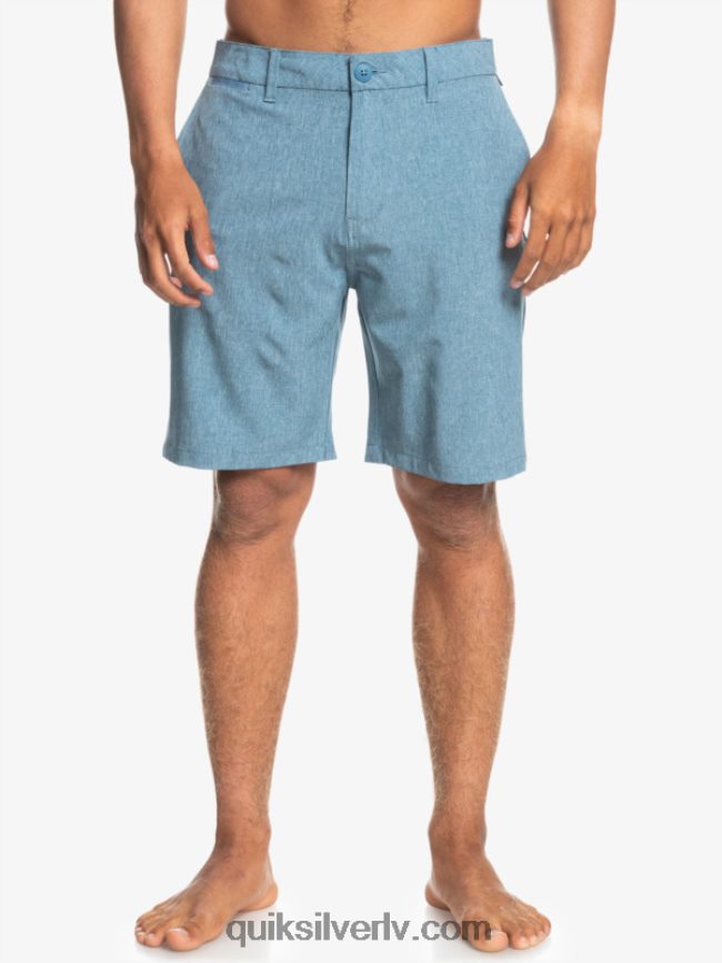 vīriešiem Quiksilver union heather amphibian 20 hibrīdšorti kapteiņi zili 88064R1586