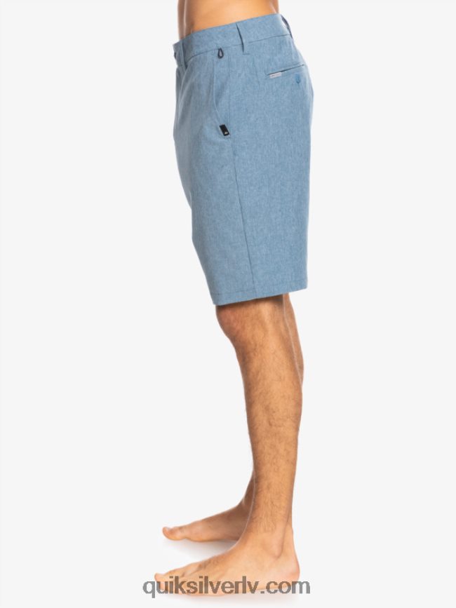 vīriešiem Quiksilver union heather amphibian 20 hibrīdšorti kapteiņi zili 88064R1586