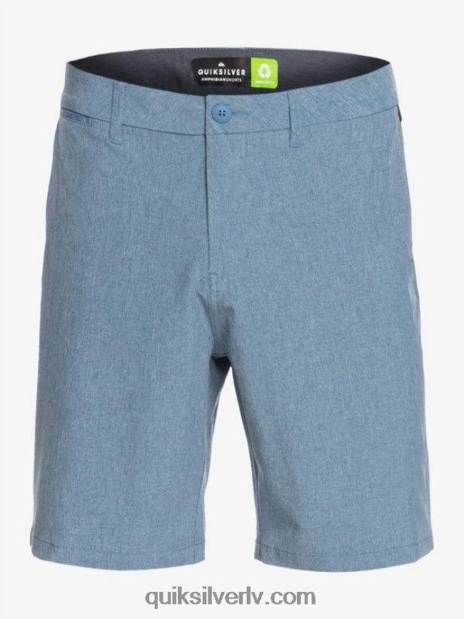 vīriešiem Quiksilver union heather amphibian 20 hibrīdšorti kapteiņi zili 88064R1586