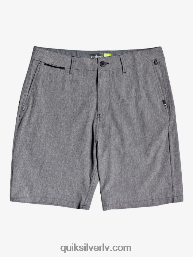 vīriešiem Quiksilver union heather amphibian 20 hibrīdšorti melns 88064R1585