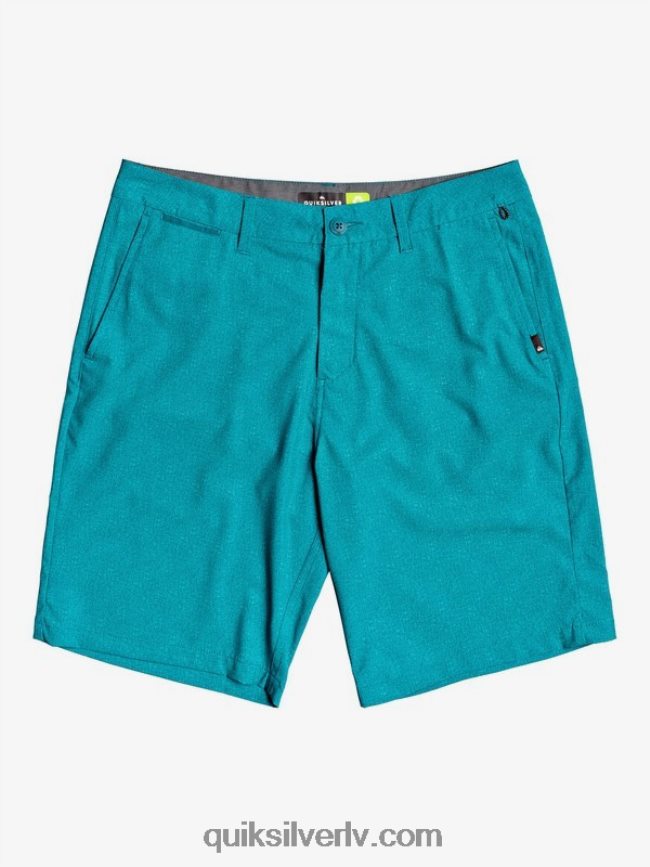 vīriešiem Quiksilver union heather amphibian 20 hibrīdšorti zilais koraļlis 88064R1588