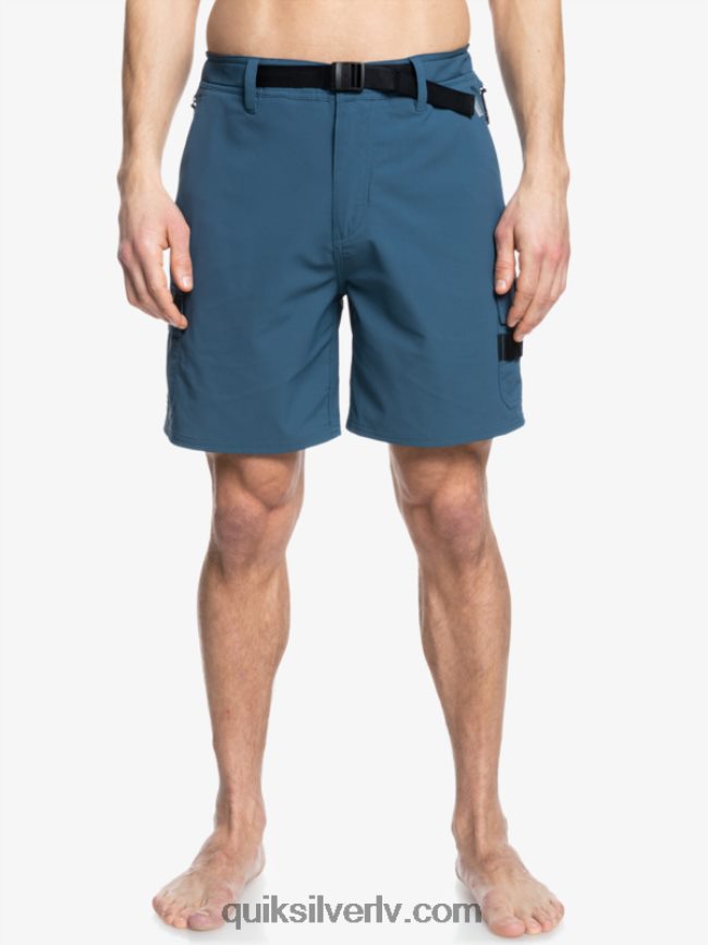 vīriešiem Quiksilver waterman azimuth amphibian 18 šorti pusnakts flote 88064R790