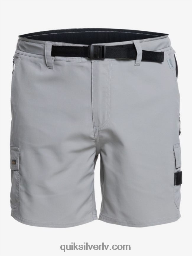 vīriešiem Quiksilver waterman azimuth amphibian 18 šorti tornis pelēks 88064R789