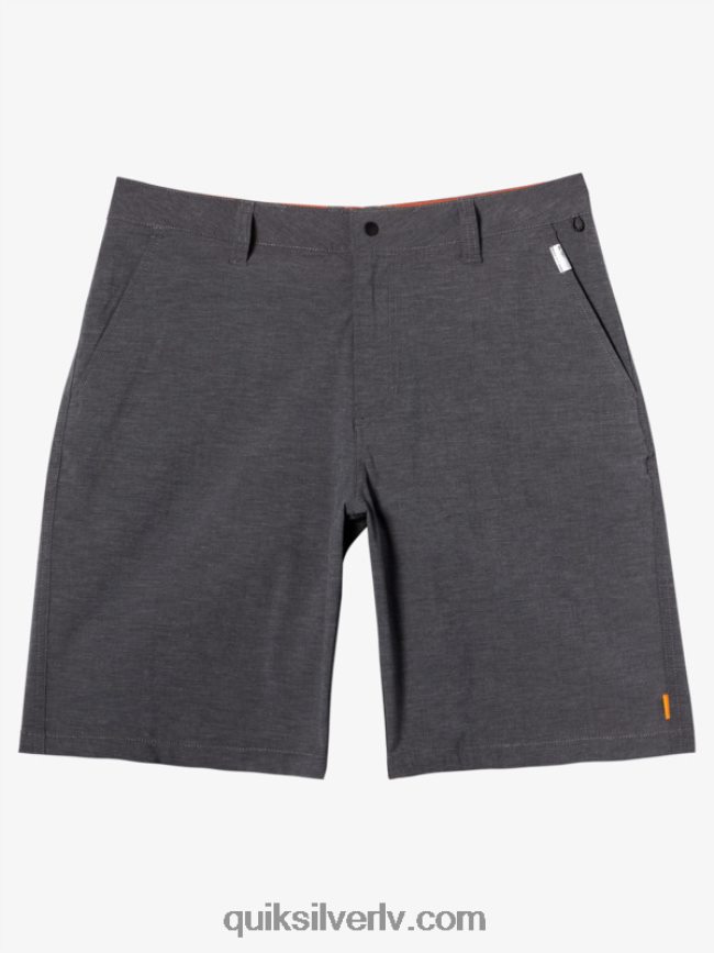 vīriešiem Quiksilver waterman backwater 20 abinieku borta šorti melns 88064R774