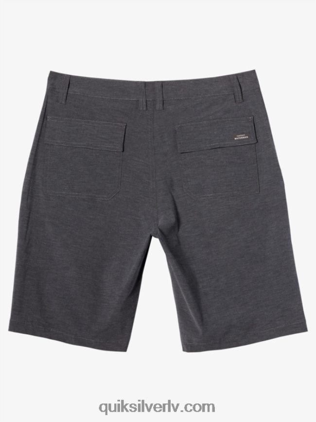 vīriešiem Quiksilver waterman backwater 20 abinieku borta šorti melns 88064R774