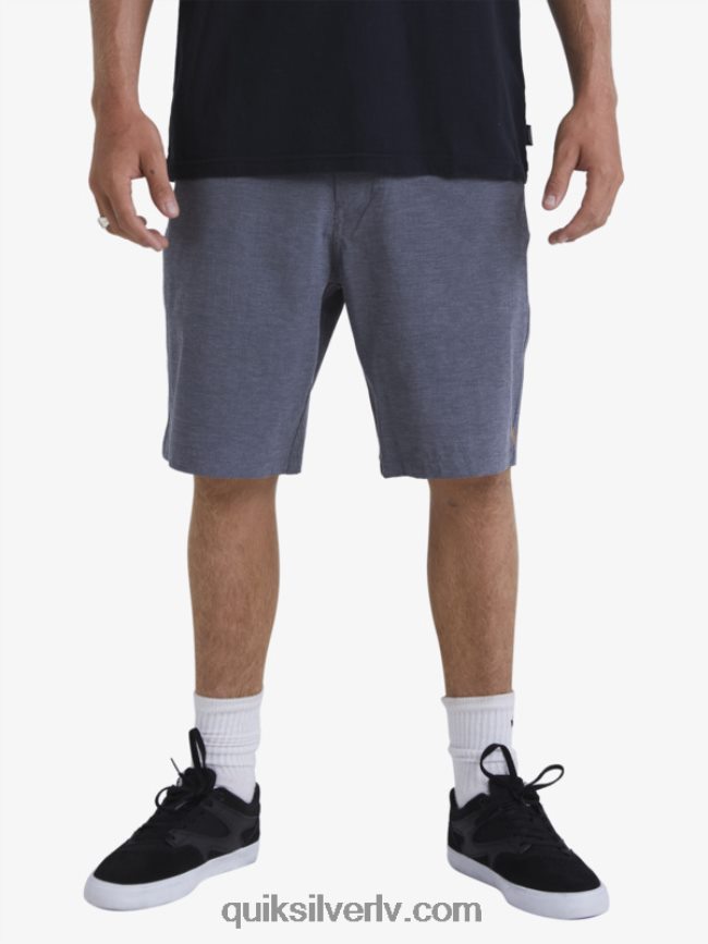vīriešiem Quiksilver waterman backwater 20 abinieku borta šorti melns 88064R774