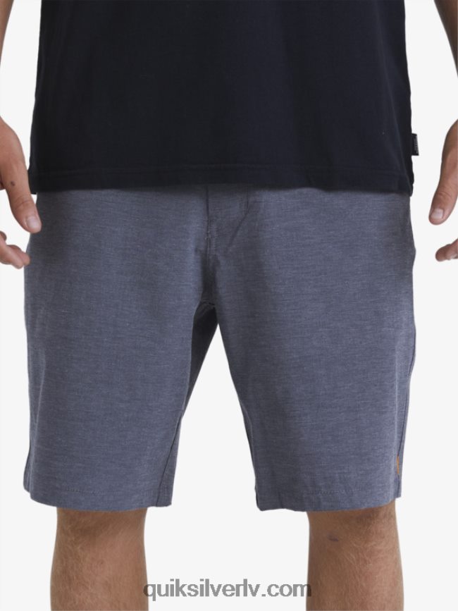 vīriešiem Quiksilver waterman backwater 20 abinieku borta šorti melns 88064R774