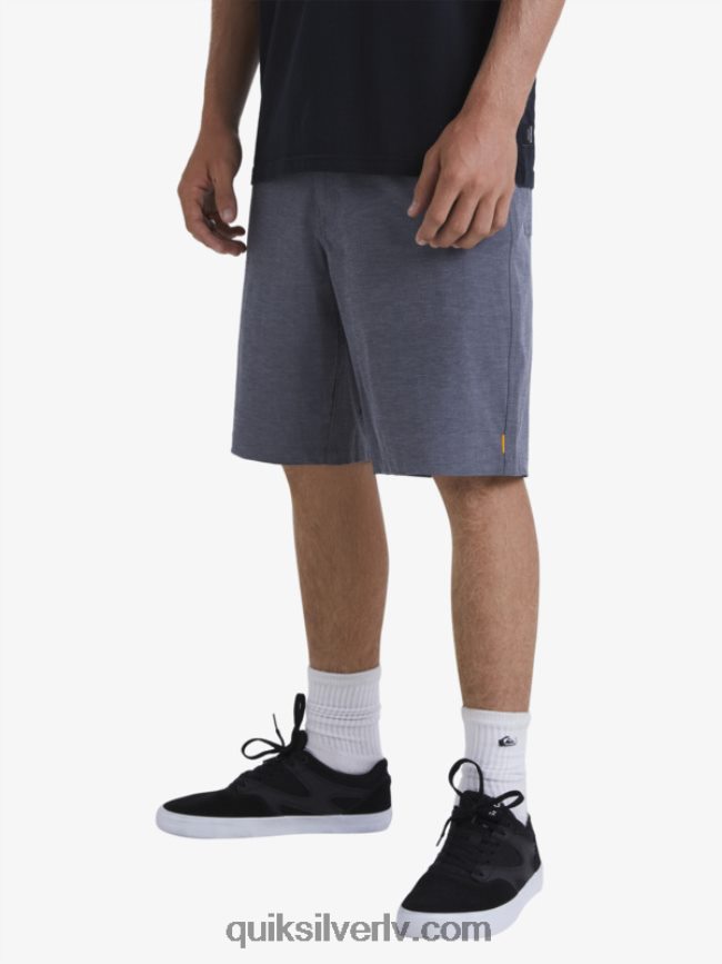 vīriešiem Quiksilver waterman backwater 20 abinieku borta šorti melns 88064R774