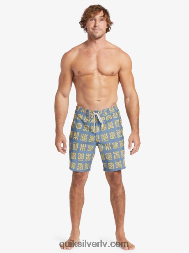 vīriešiem Quiksilver waterman channel airis 20 dēļu šorti ensign blue channel airis bs 88064R639
