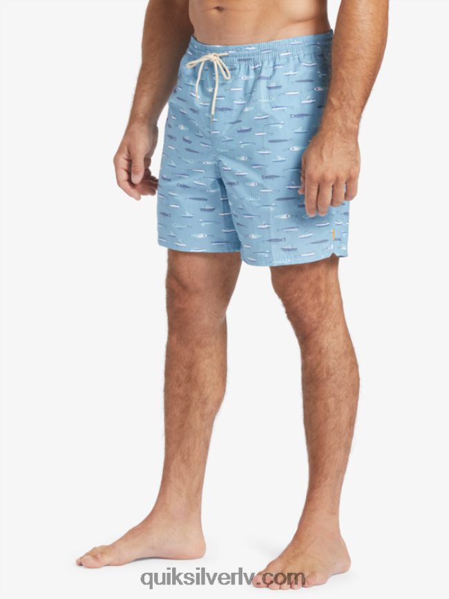 vīriešiem Quiksilver waterman drag nedēļa 17 zalves dusk blue drag nedēļa 88064R544