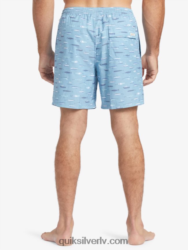 vīriešiem Quiksilver waterman drag nedēļa 17 zalves dusk blue drag nedēļa 88064R544