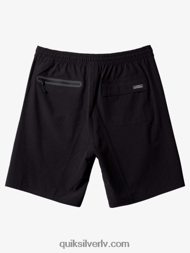 vīriešiem Quiksilver waterman suva 20 amfībijas borta šorti melns 88064R780
