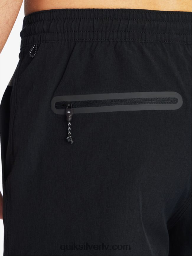 vīriešiem Quiksilver waterman suva 20 amfībijas borta šorti melns 88064R780