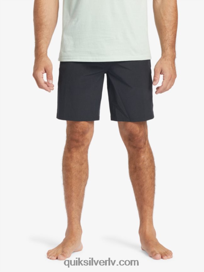 vīriešiem Quiksilver waterman suva 20 amfībijas borta šorti melns 88064R780