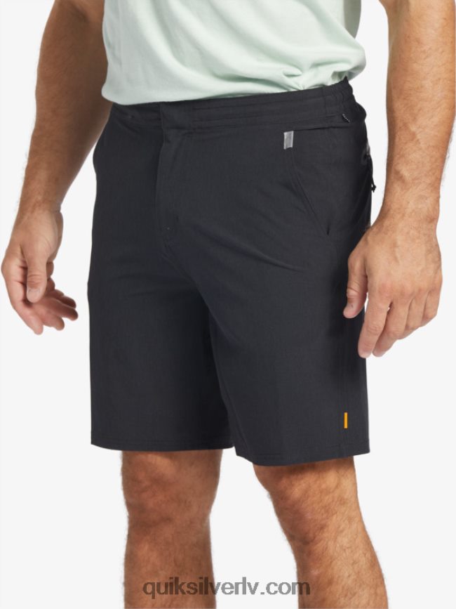 vīriešiem Quiksilver waterman suva 20 amfībijas borta šorti melns 88064R780