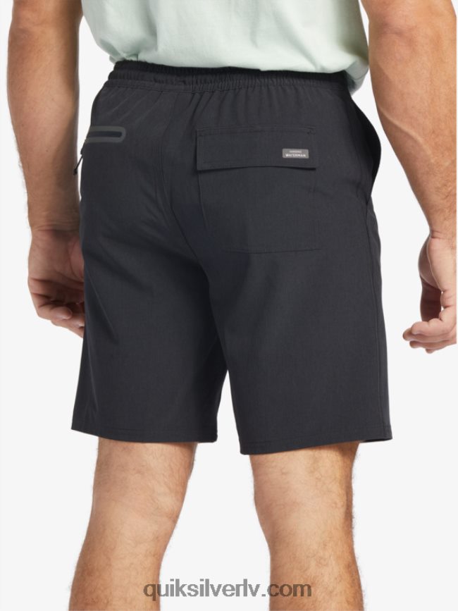 vīriešiem Quiksilver waterman suva 20 amfībijas borta šorti melns 88064R780