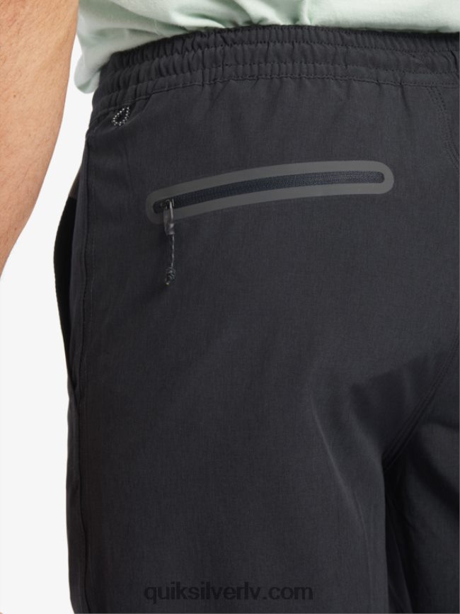 vīriešiem Quiksilver waterman suva 20 amfībijas borta šorti melns 88064R780